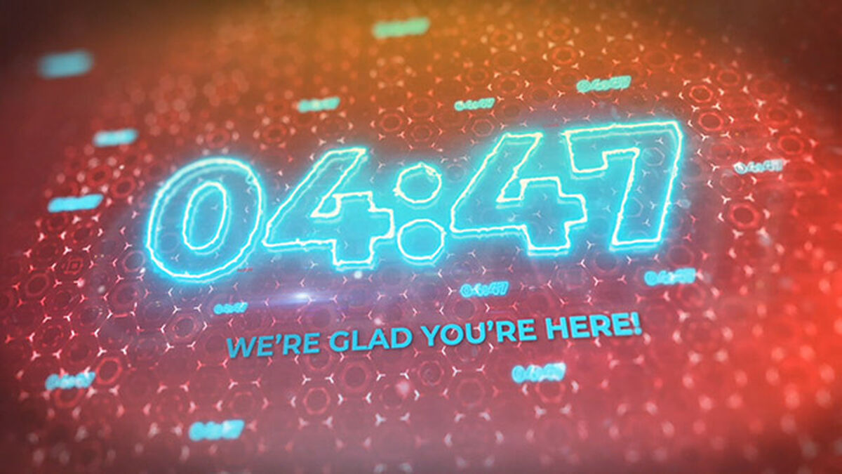 Red Techno Countdown image number null